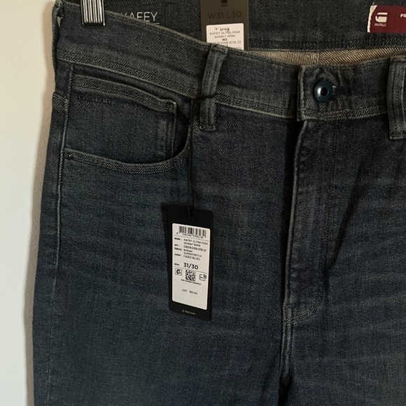 G-Star Kafey Ultra High Skinny WMN Jeans 31/30 - Picture 5 of 13